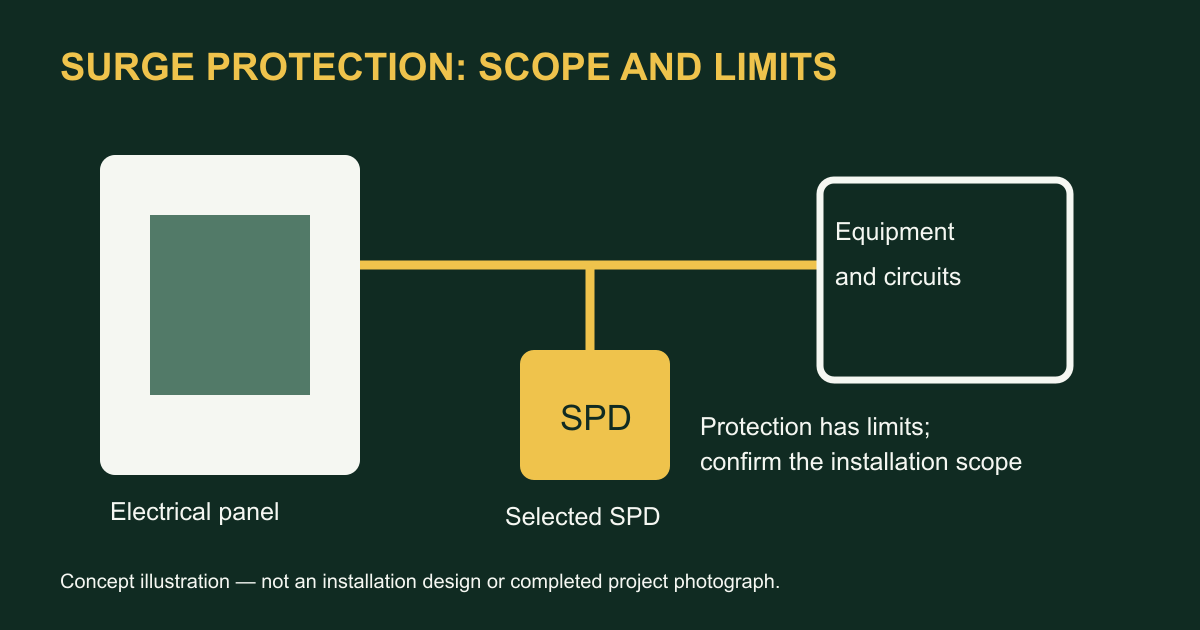 Whole-Home Surge Protection: Scope and Limits in Arizona