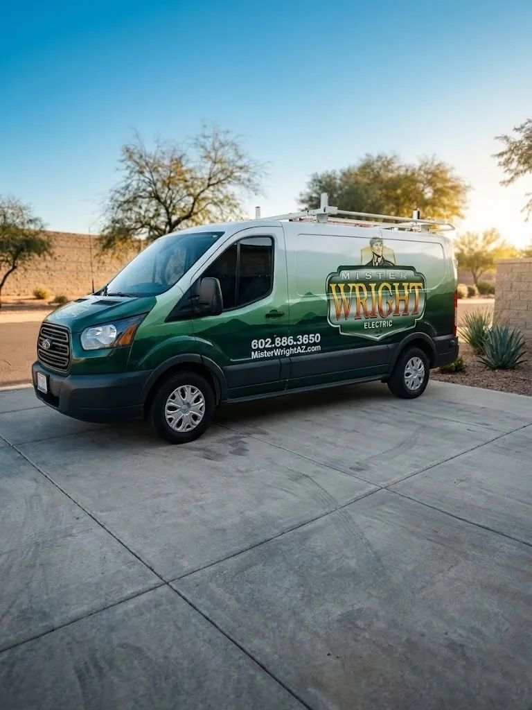 Mister Wright Electric Service Van in Phoenix AZ