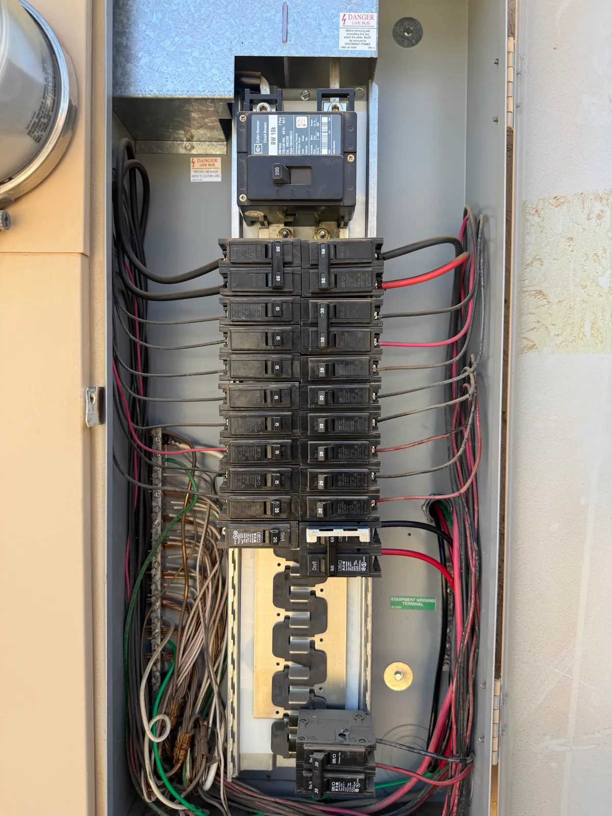 Main Panel 60A Dedicated EV Breaker