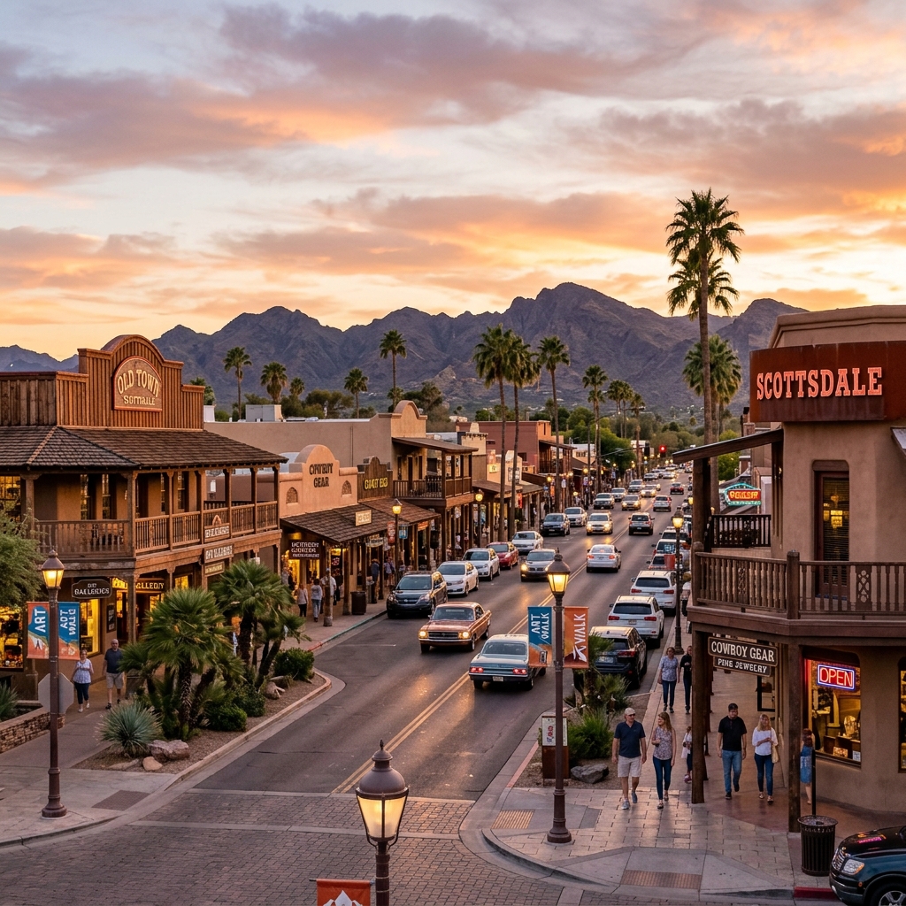 Scottsdale, Arizona - Mister Wright Electric Service Area